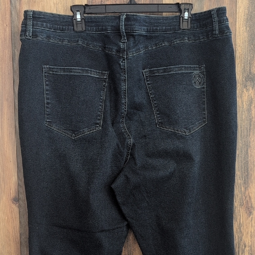 Lauire Felt LA Knit Clean Jean Jogger Plus Size Women's Jeans 2X    -c128